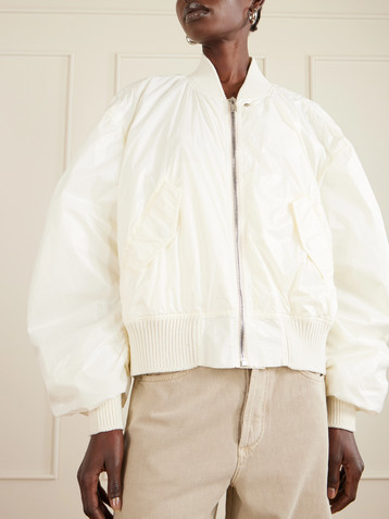 Rick Owens Shell bomber jacket