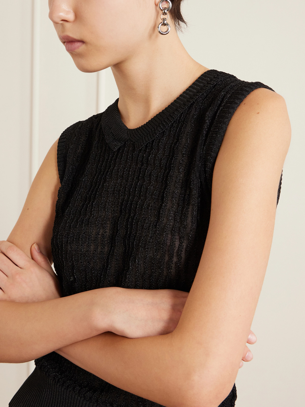 Ribbed-Knit Tank