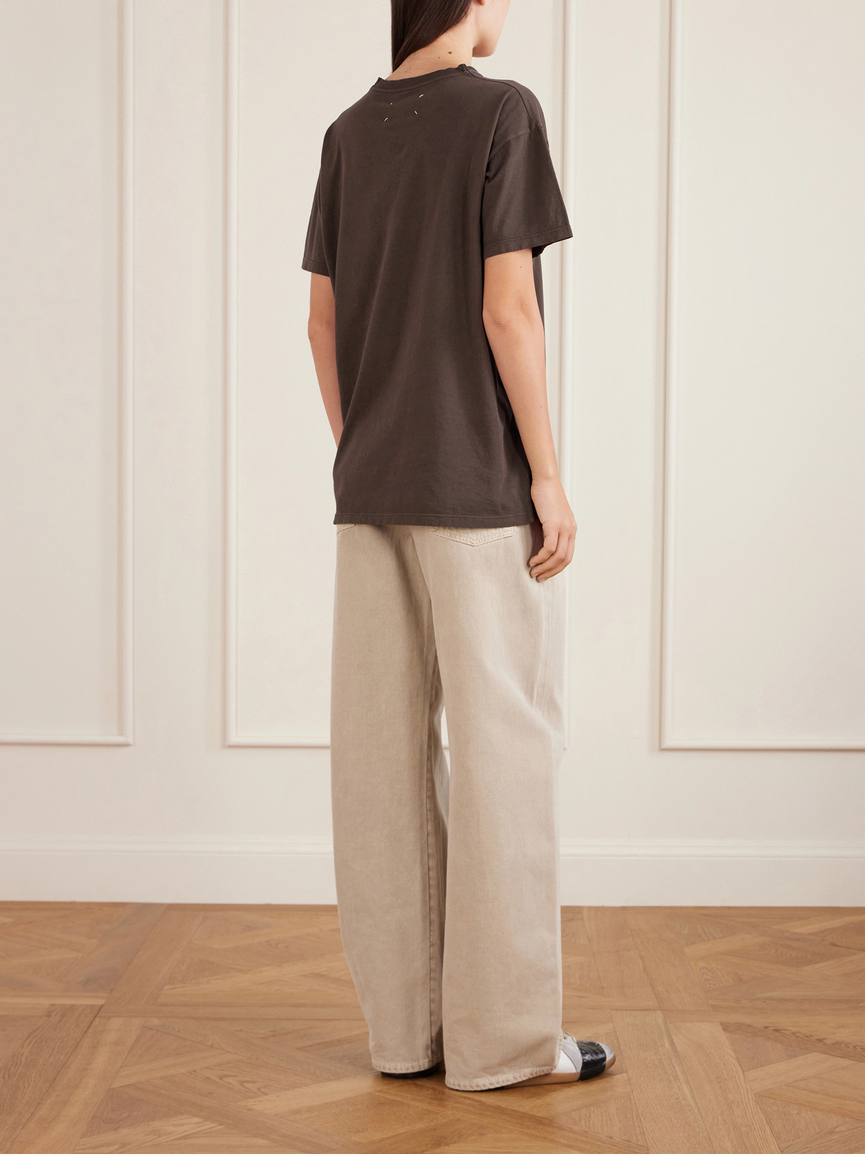 Numerical Printed Cotton-Jersey T-Shirt