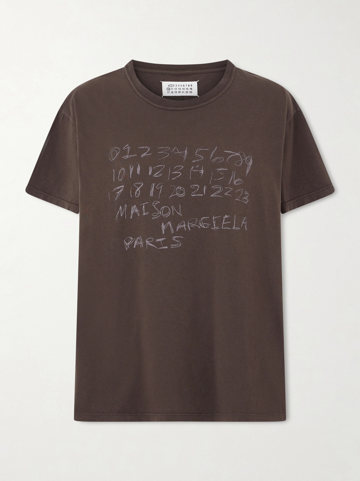 Numerical Printed Cotton-Jersey T-Shirt