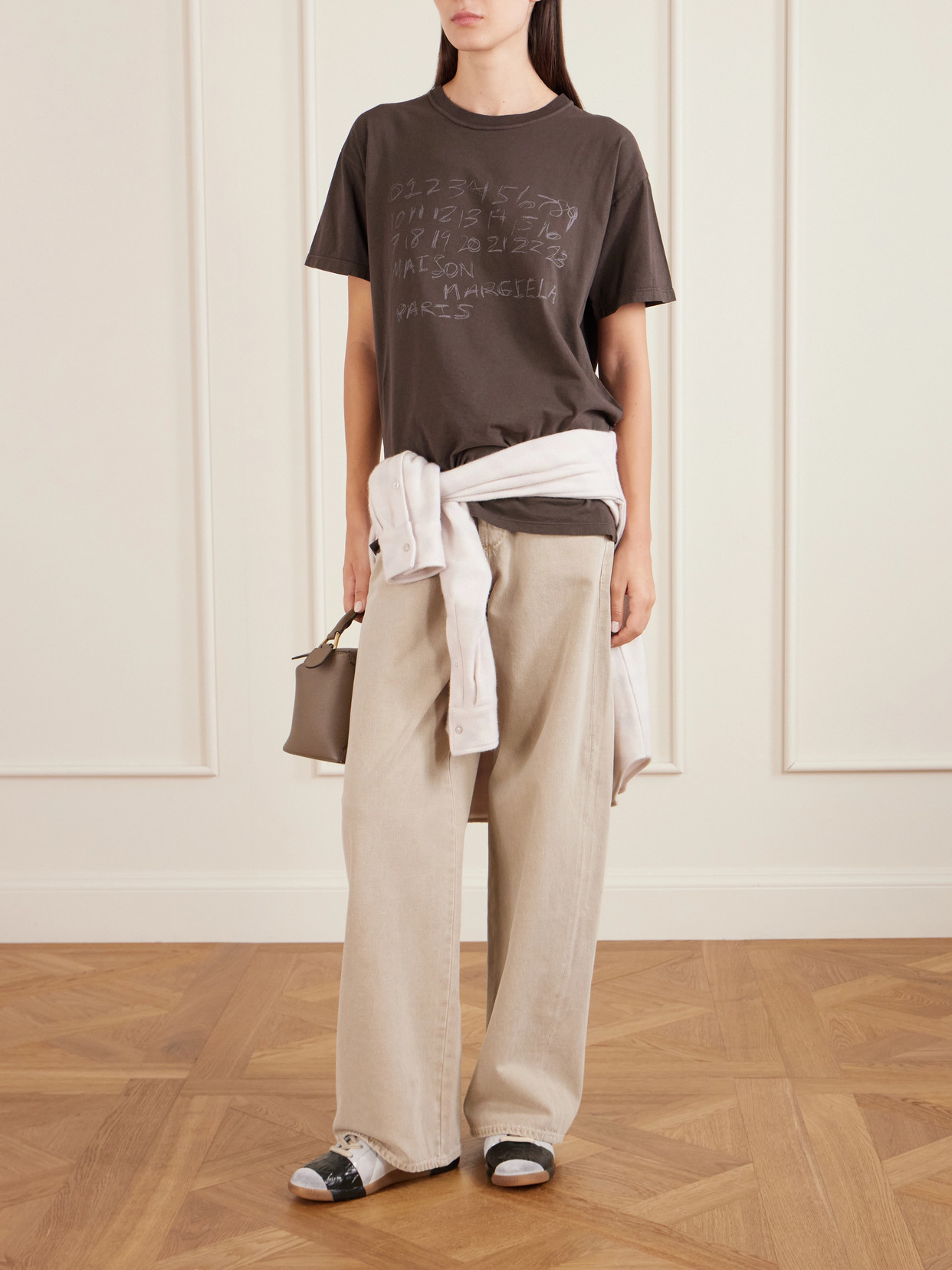 Numerical Printed Cotton-Jersey T-Shirt