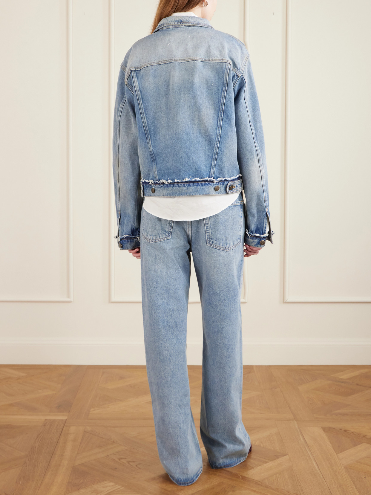 Maison Margiela Light Blue Cotton Denim Jacket
