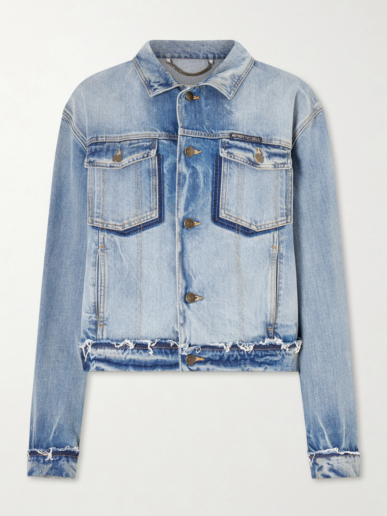 Maison Margiela Light Blue Cotton Denim Jacket