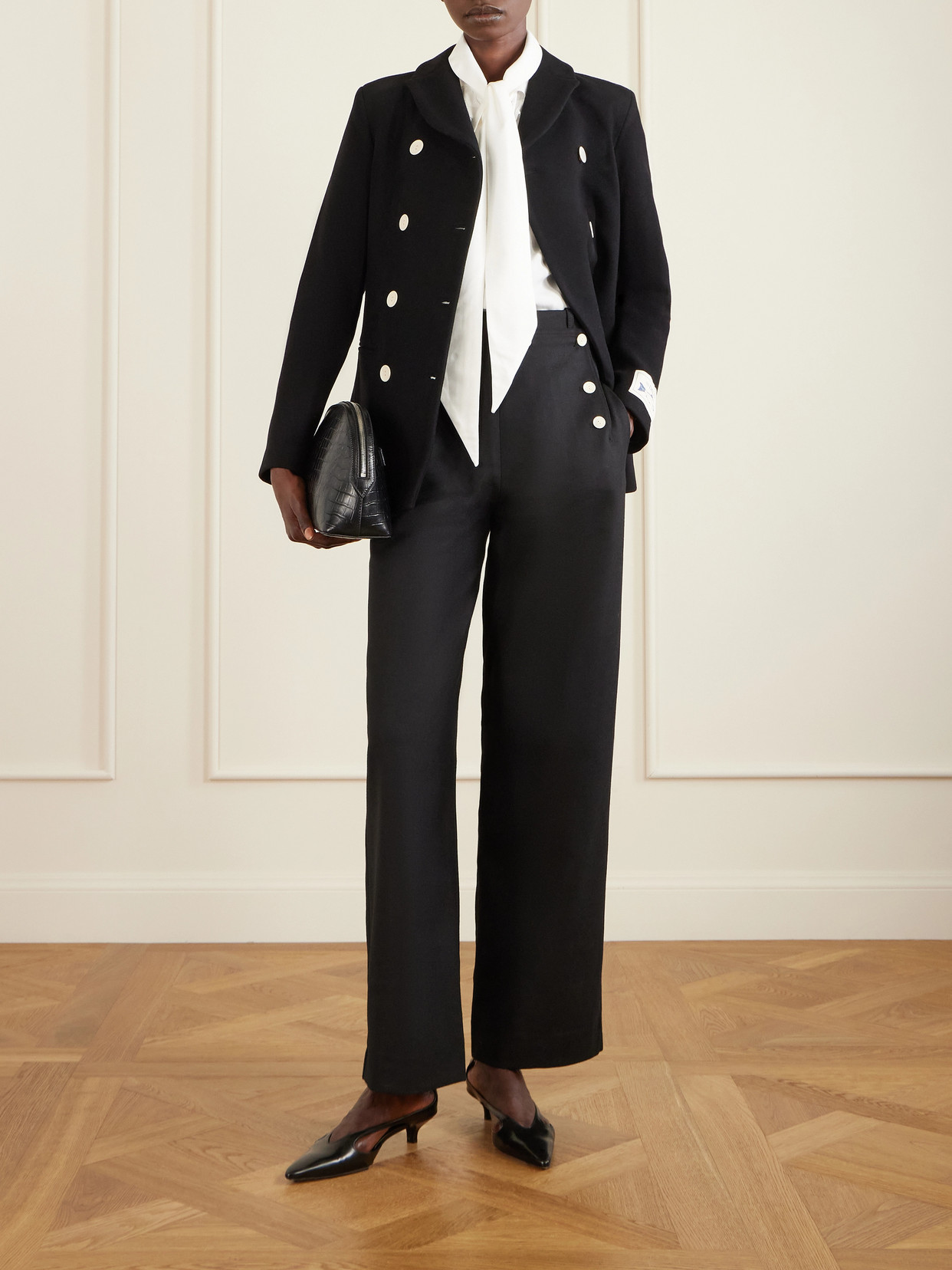 S. S. Daley - Marianne Double-Breasted Wool-Blend Jacket