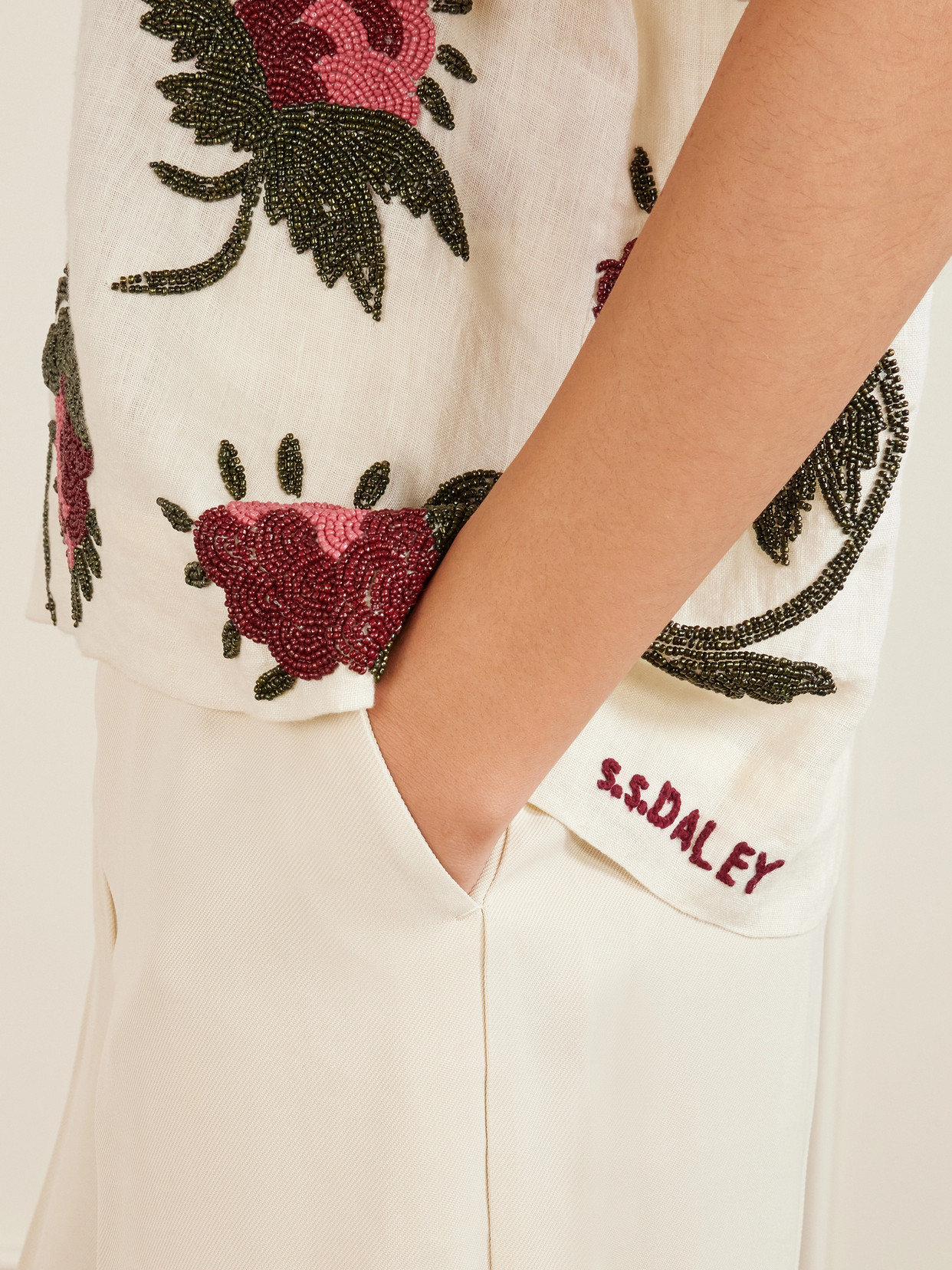 S. S. Daley - Iona Bead-Embellished Shirt