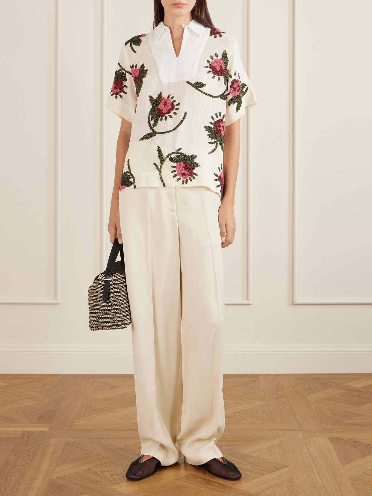 S. S. Daley - Iona Bead-Embellished Shirt