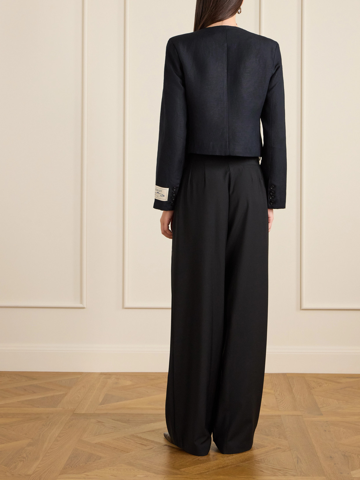 S. S. Daley - Ophelia Cropped Embroidered Woven Jacket