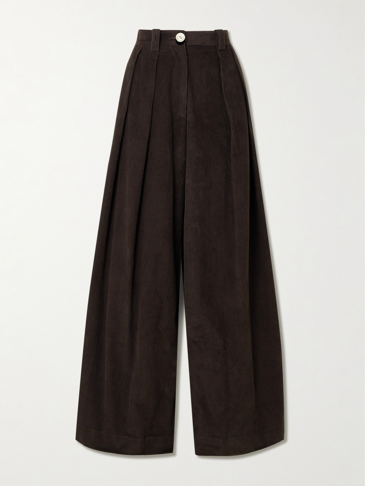 S.s. Daley Eilidh Cotton-corduroy Wide-leg Pants In Brown