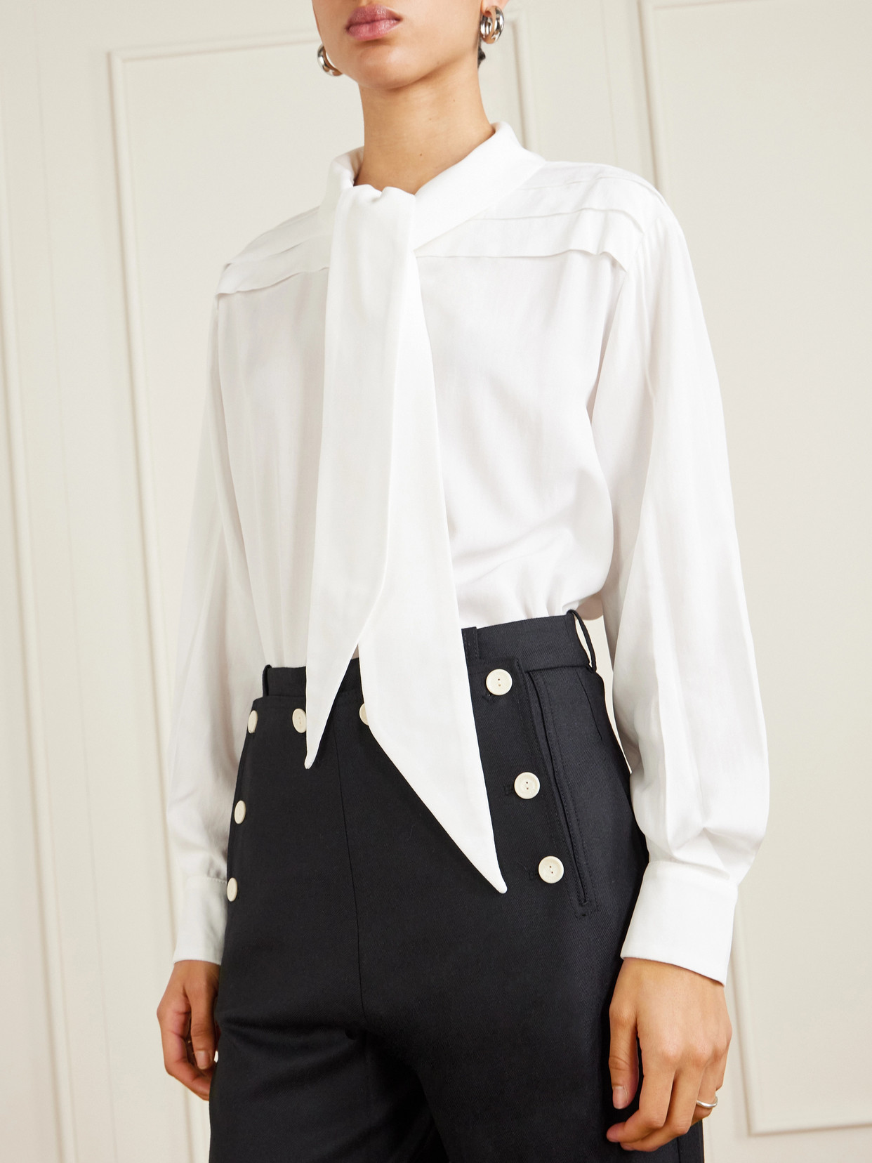 S. S. Daley - Elspeth Pussy-Bow Shirt