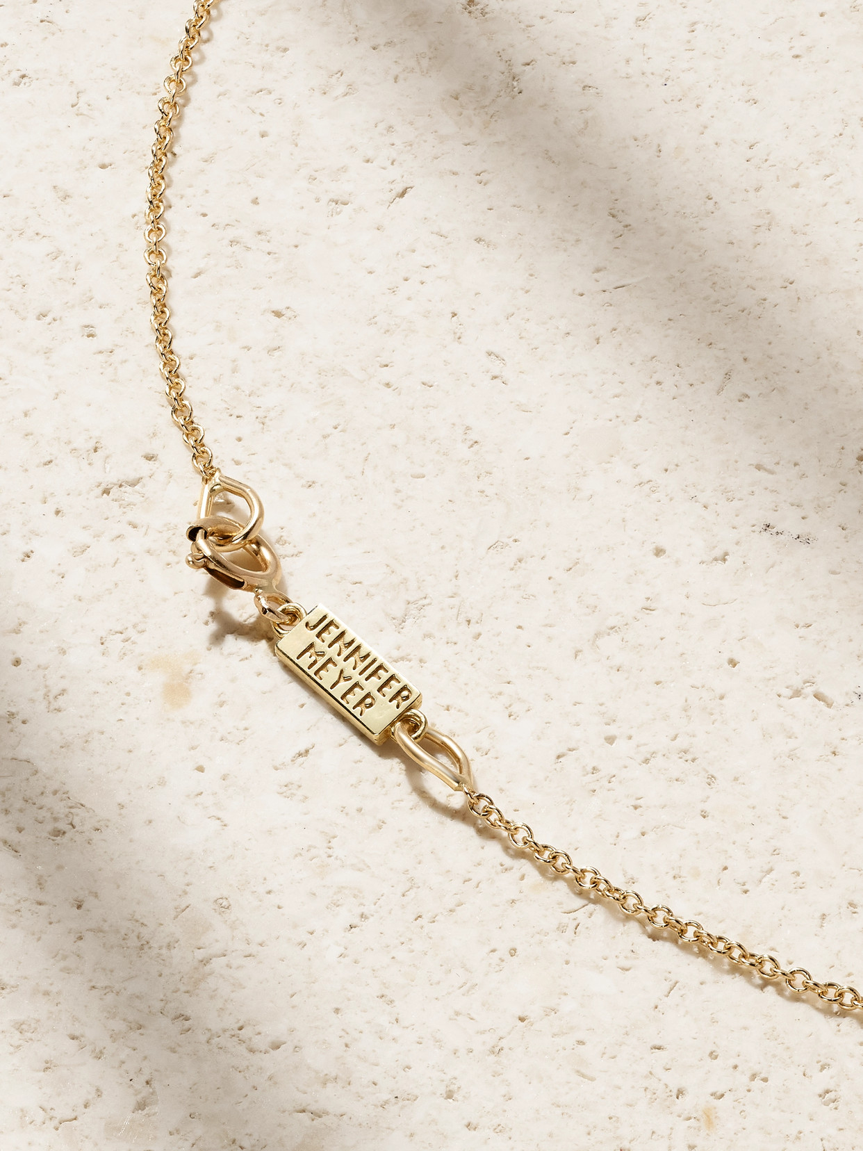Jennifer Meyer 18-karat Gold Diamond Necklace In Gold