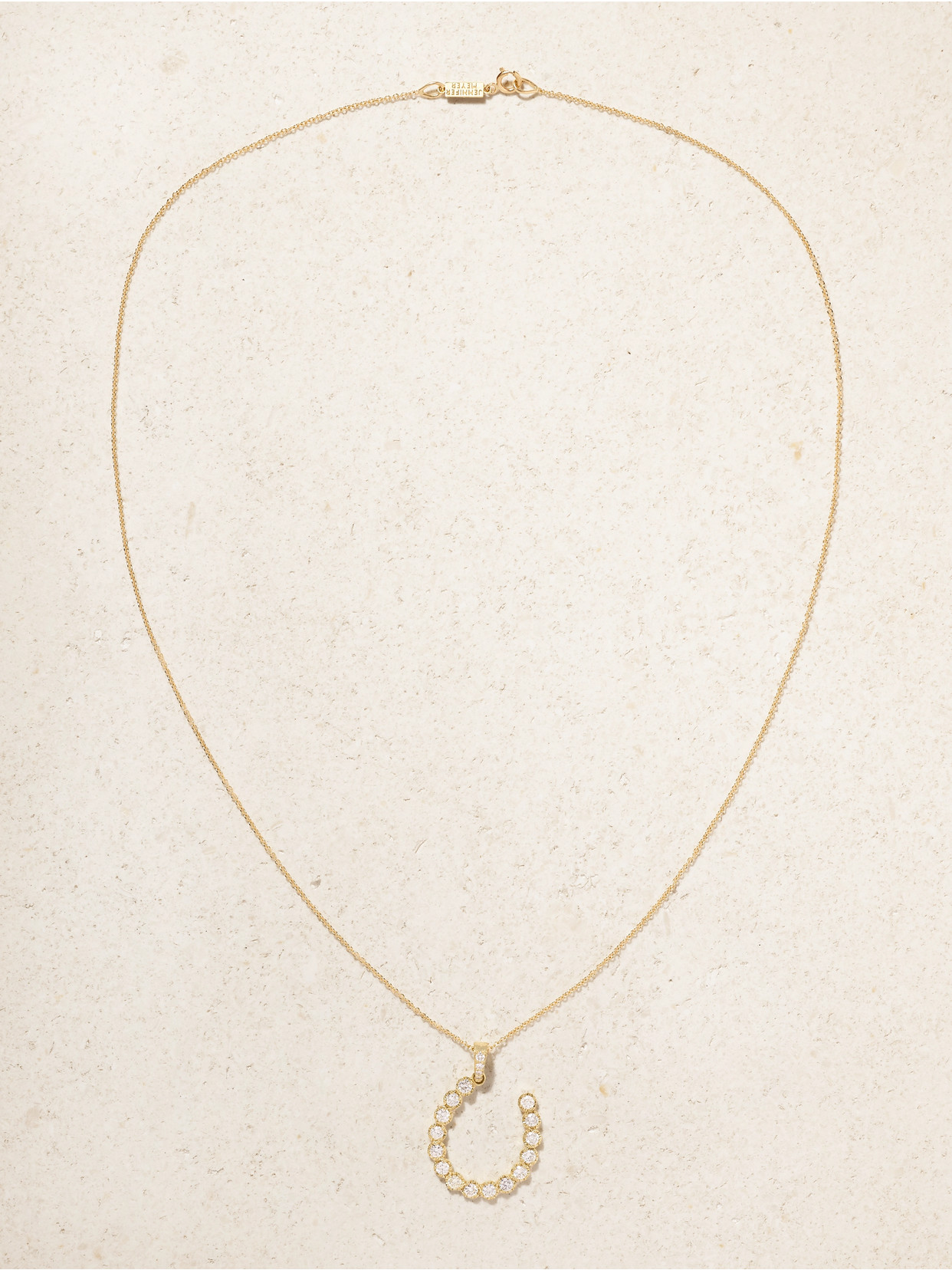 Jennifer Meyer 18-karat Gold Diamond Necklace In Gold