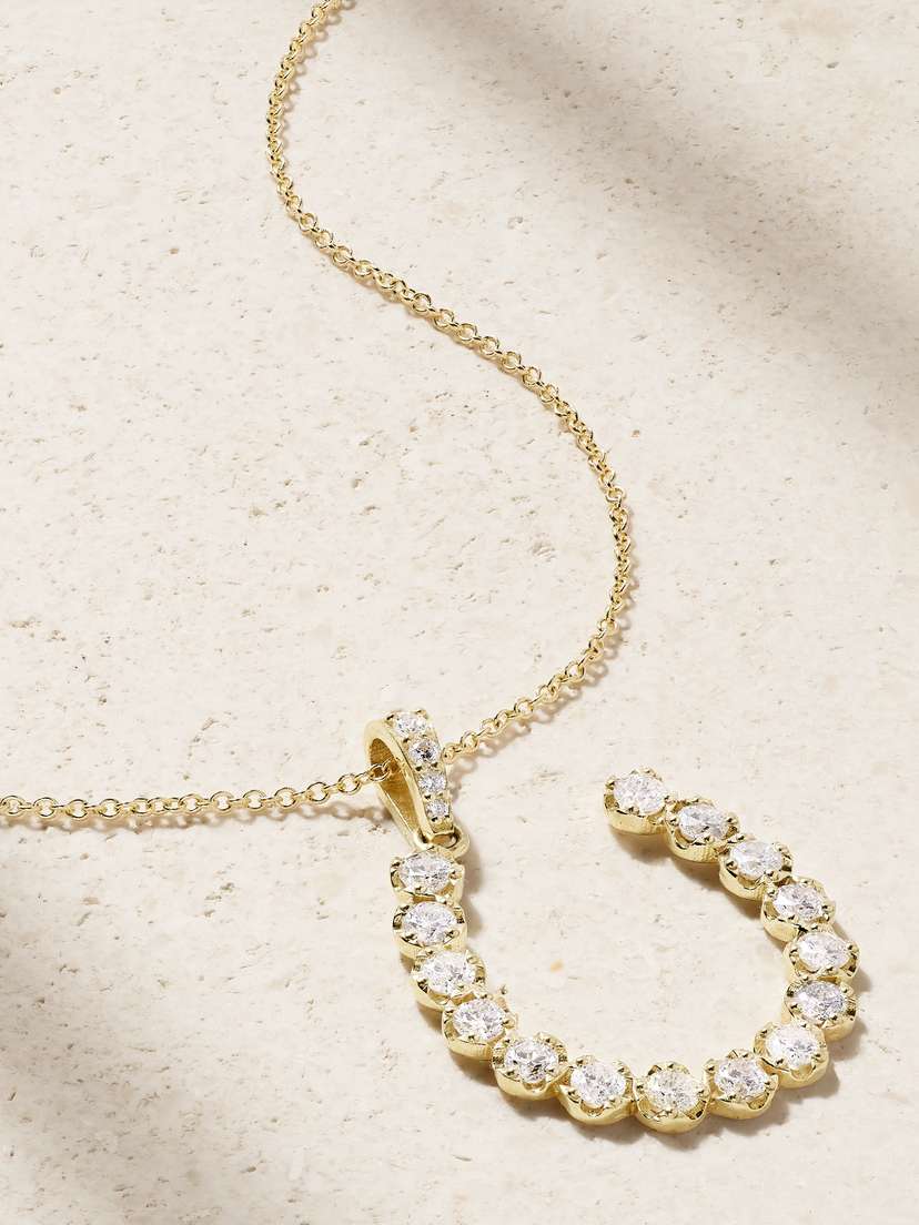 Jennifer Meyer 18-karat Gold Diamond Necklace