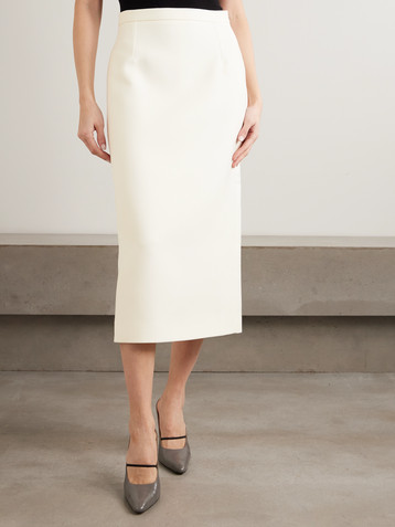 Alessandra Rich Wool midi skirt