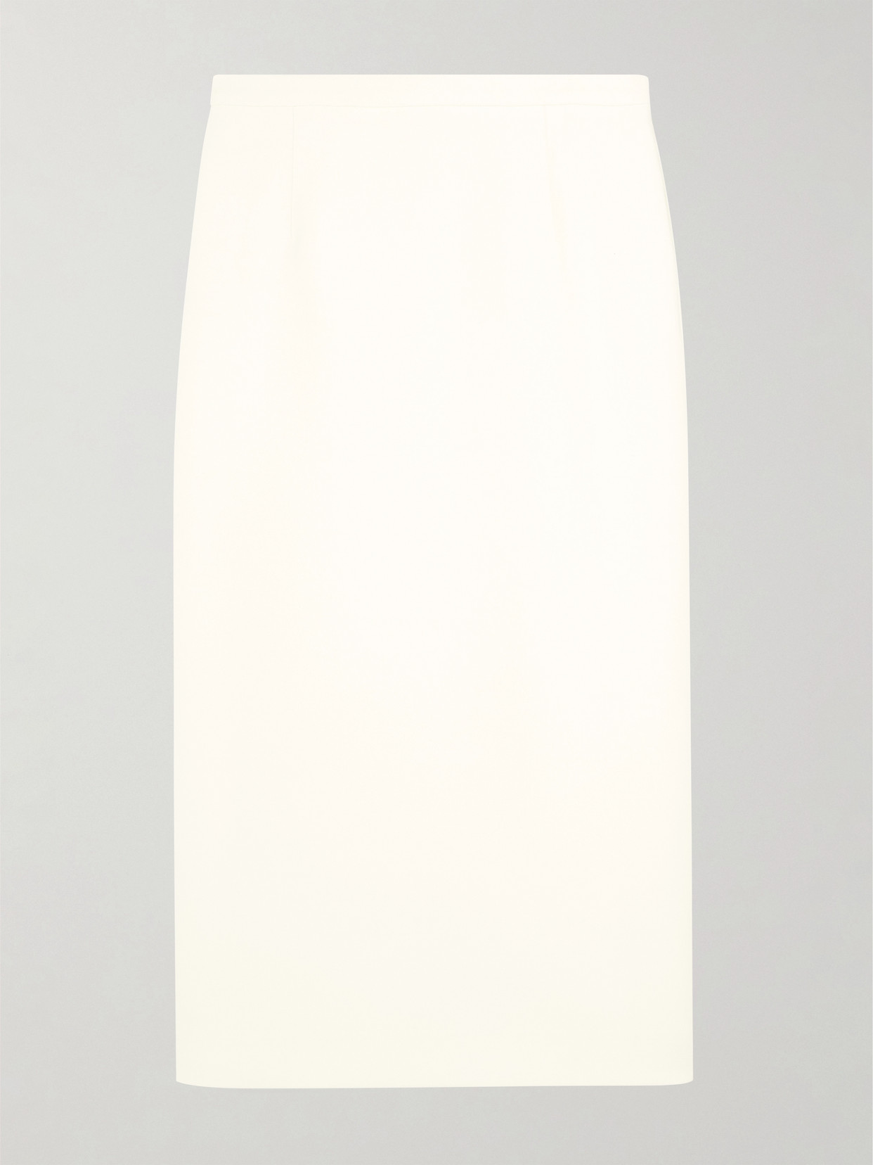Alessandra Rich Wool Midi Skirt In White