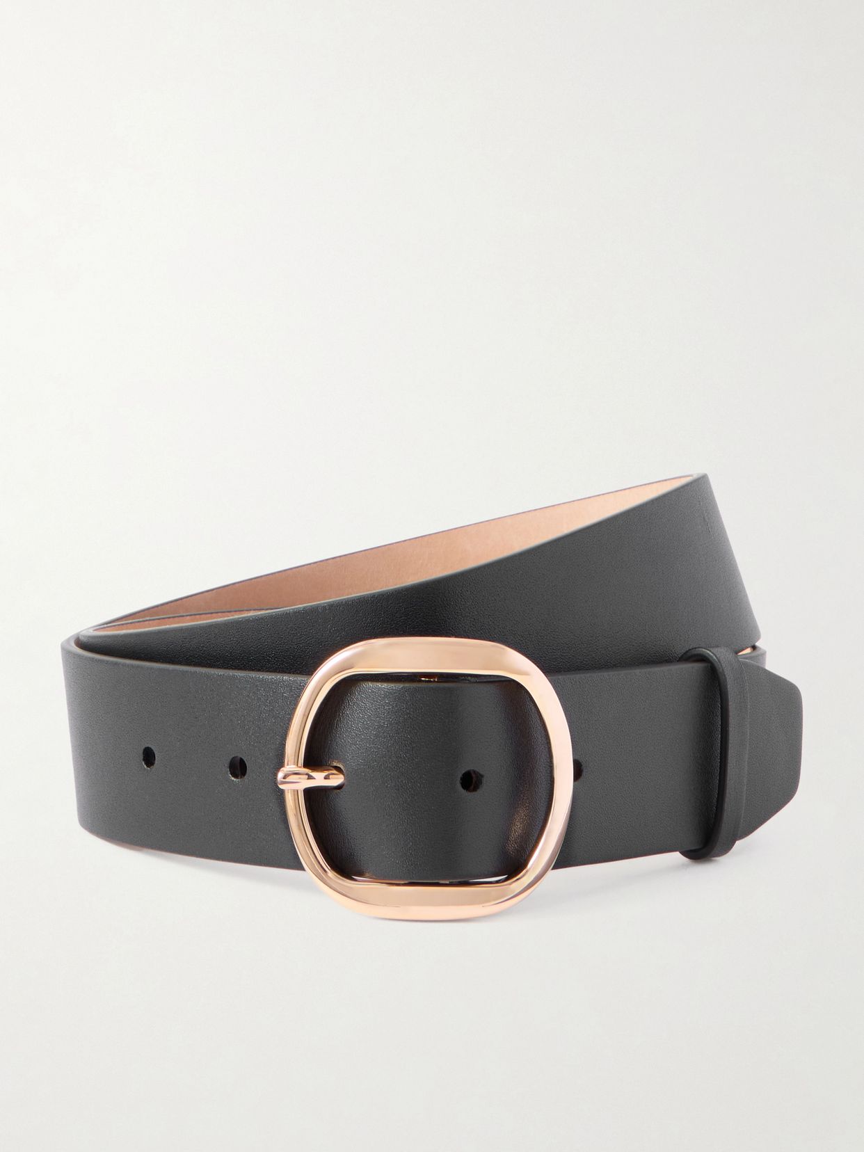 elster textured leather belt