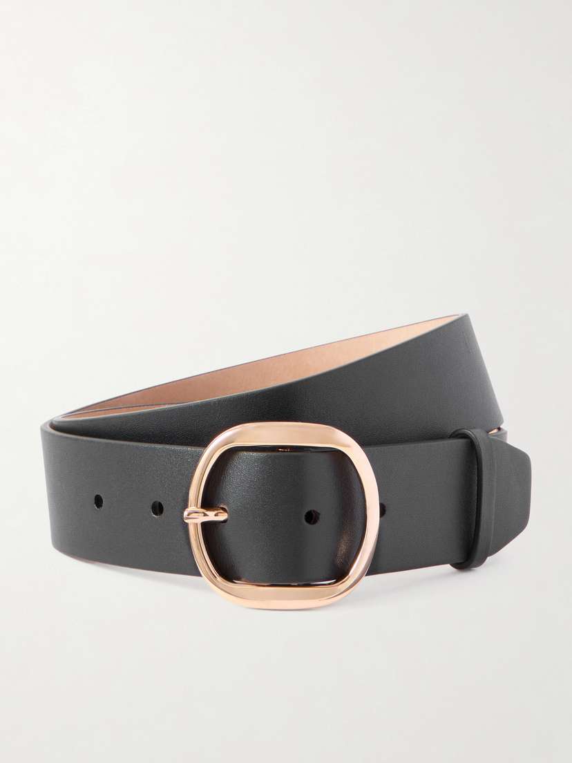 Gabriela Hearst Elster Textured-leather Belt