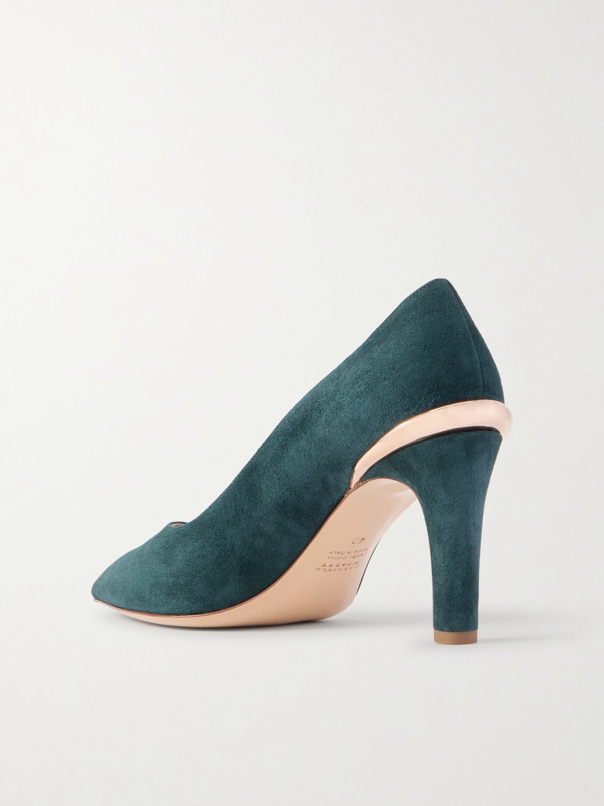 Gabriela Hearst Edwina Suede Pumps In Green