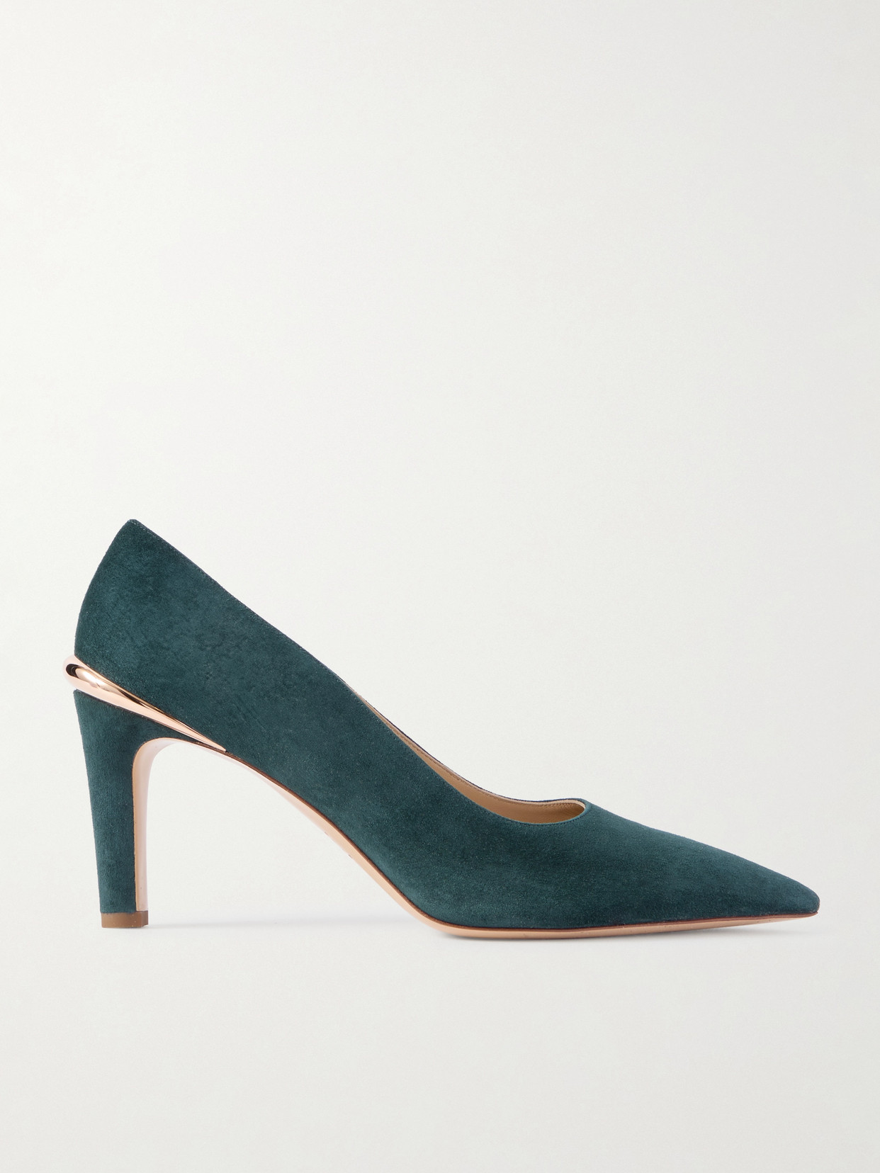 Gabriela Hearst Edwina Suede Pumps In Green
