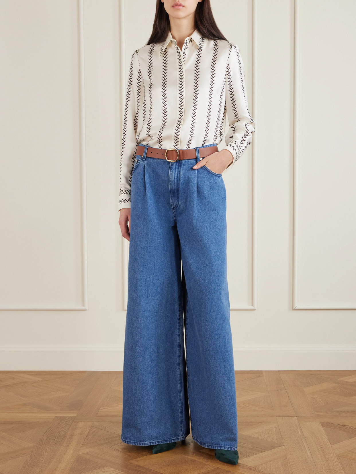 Gabriela Hearst Edwina Suede Pumps In Green