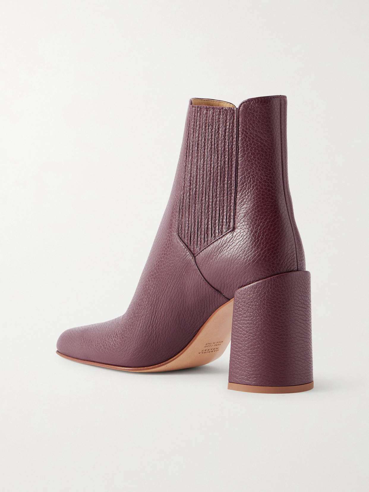 Gabriela Hearst Luke Textured-leather Chelsea Boots In Multi