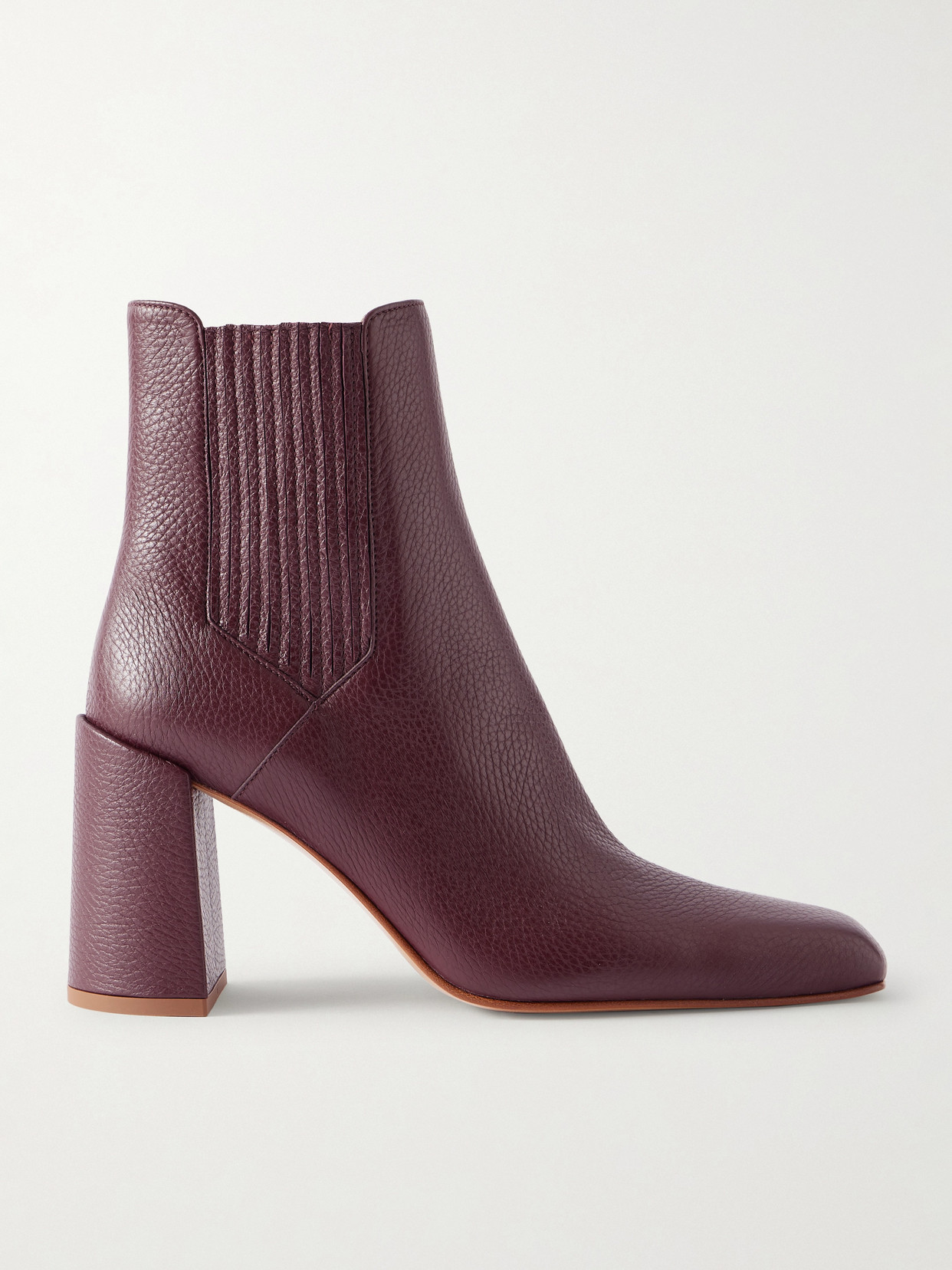 Gabriela Hearst Luke Textured-leather Chelsea Boots In Multi