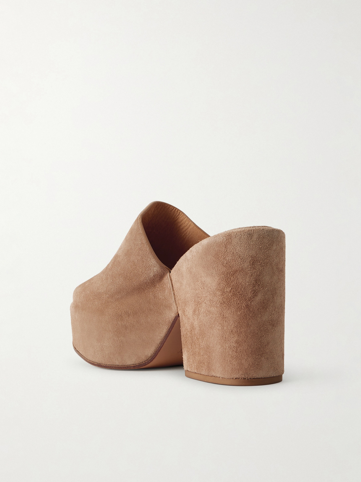 Ares 50 Suede Platform Mules