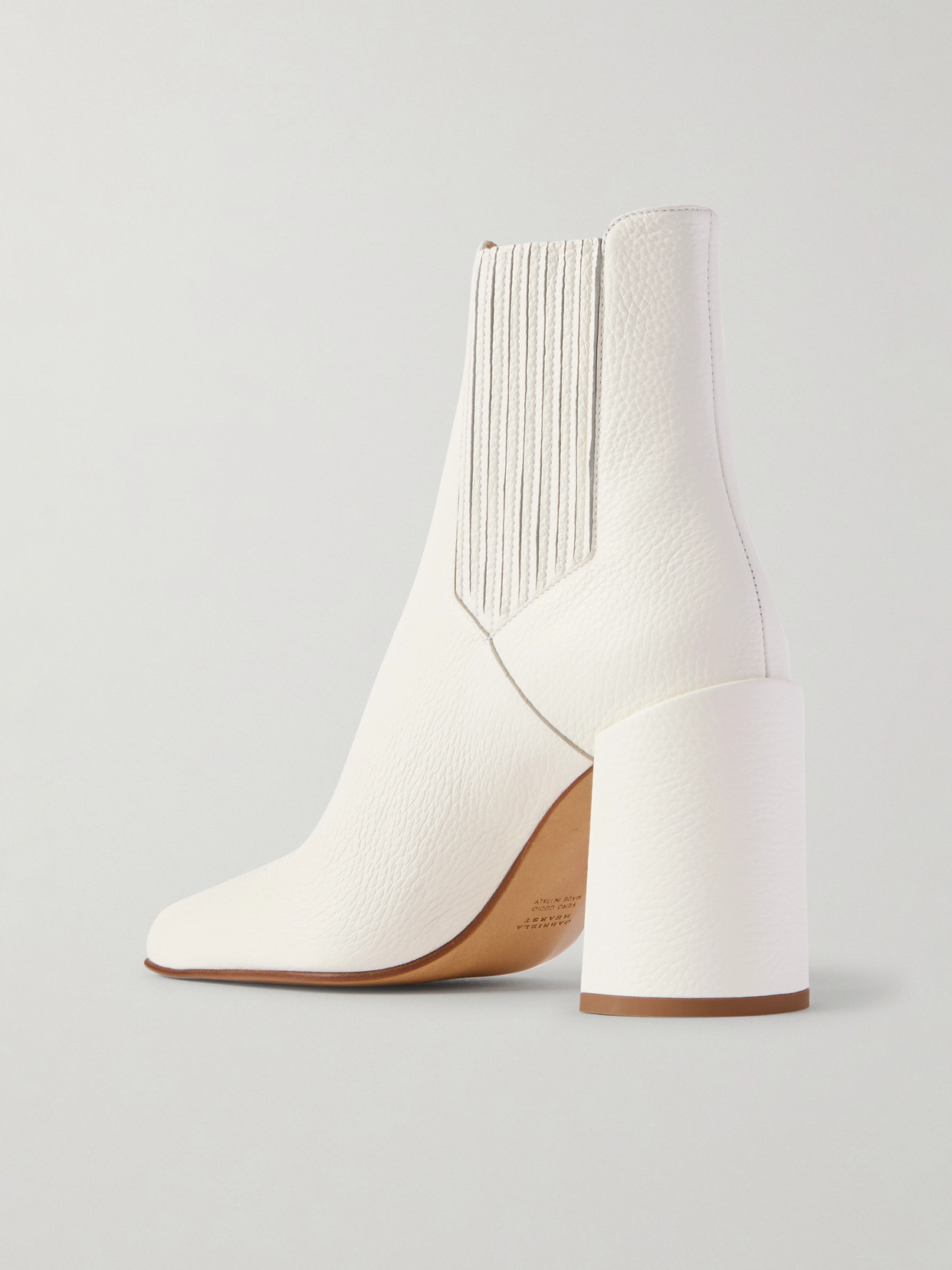 Gabriela Hearst Luke Textured-leather Chelsea Boots In Multi