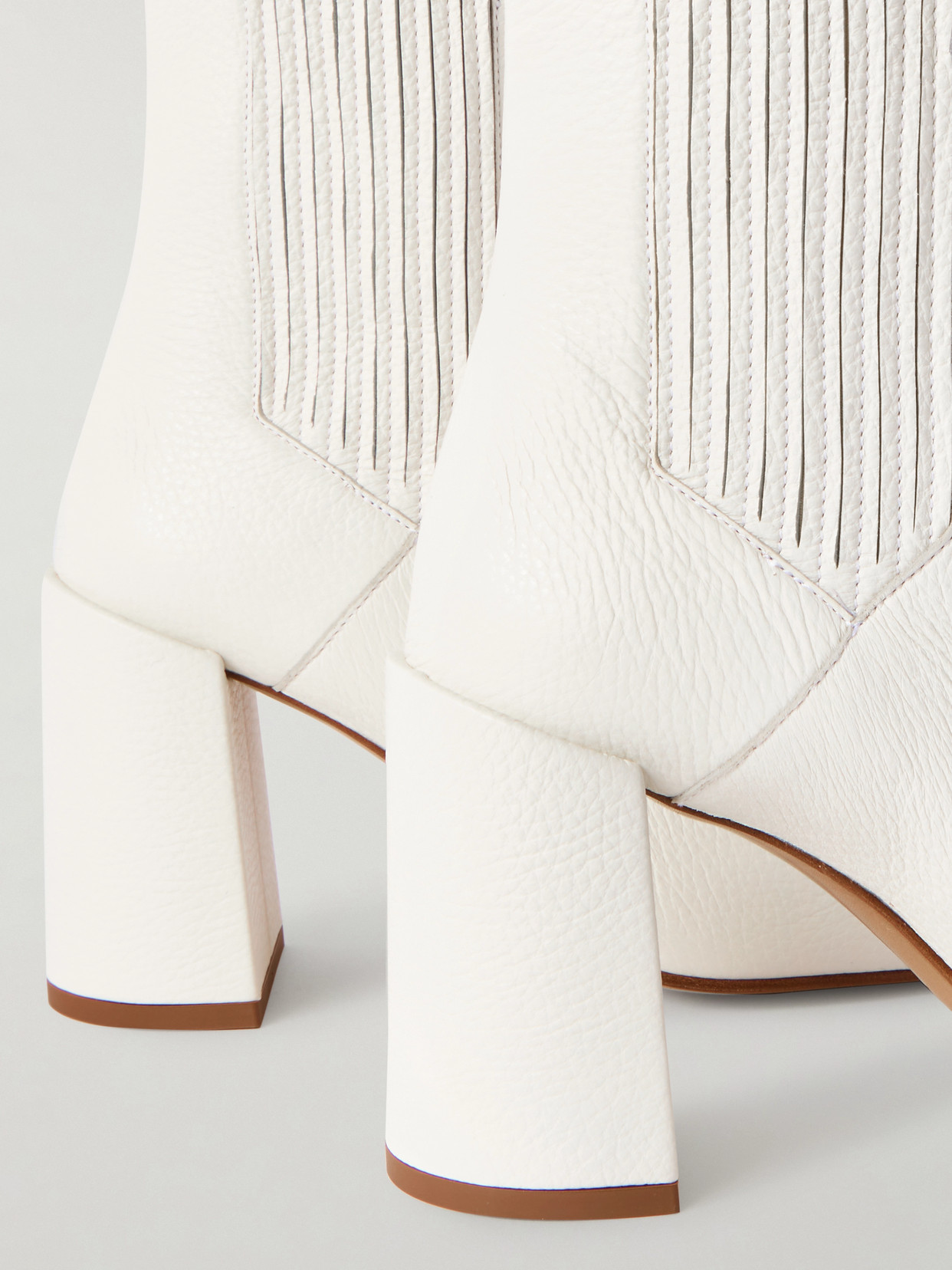 Gabriela Hearst Luke Textured-leather Chelsea Boots In Multi