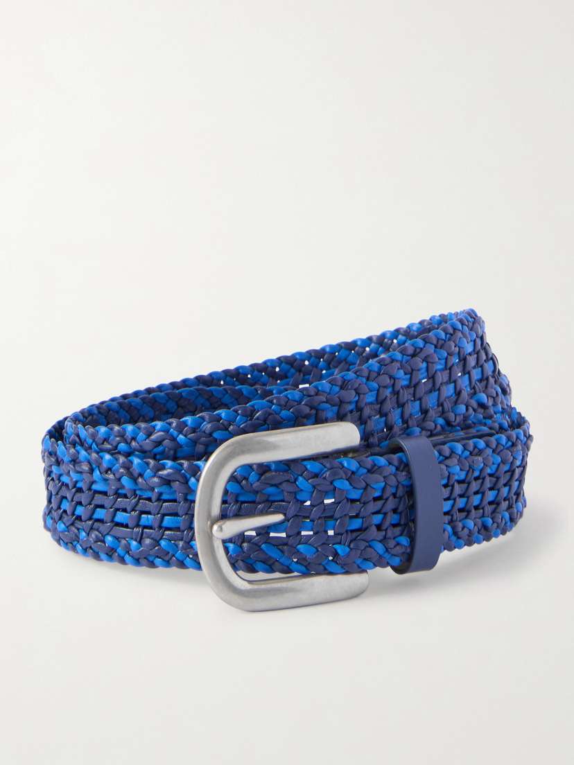 Gabriela Hearst Sam Woven Leather Belt