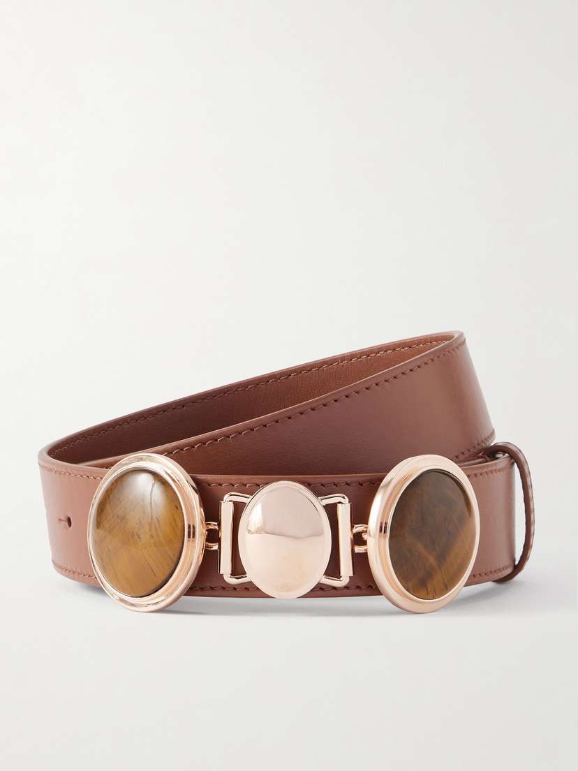 Gabriela Hearst Embellished Leather Belt