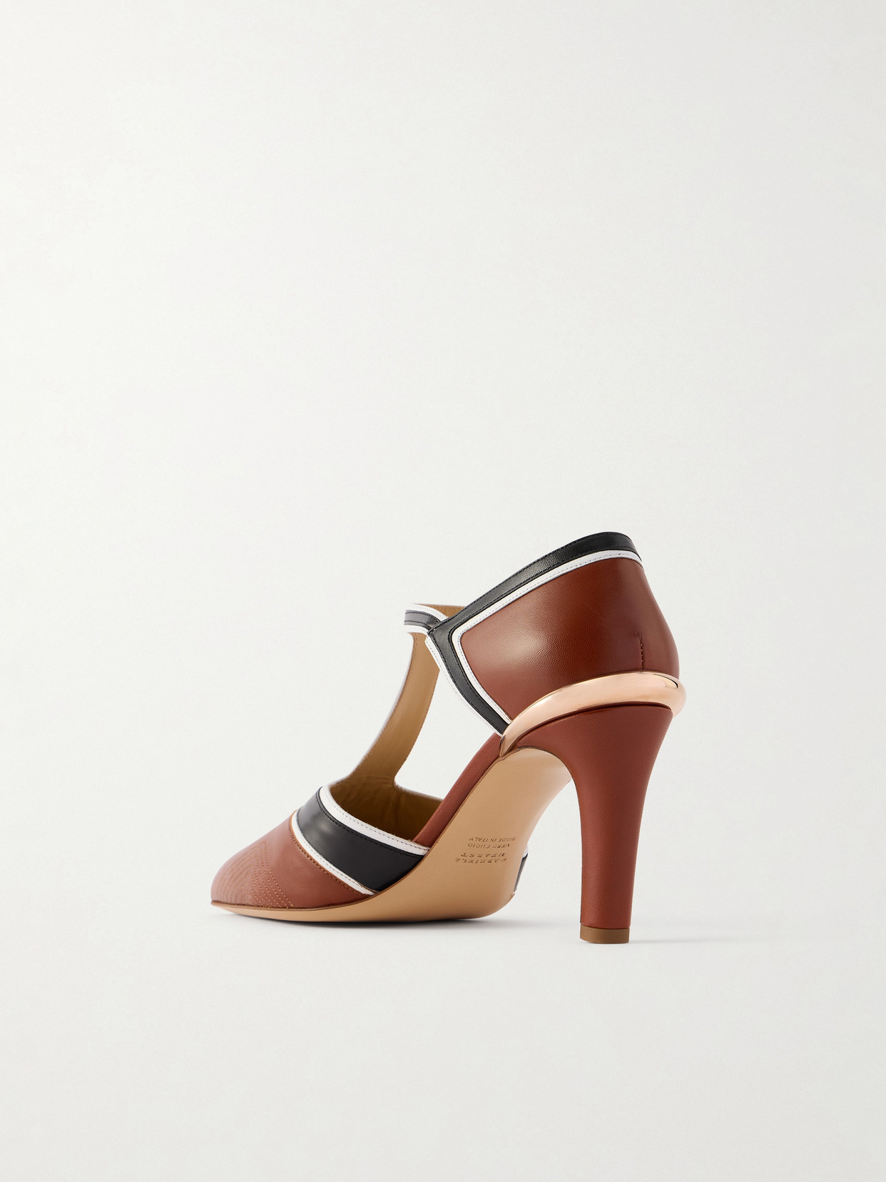 Indi Moto 75 Leather Pumps
