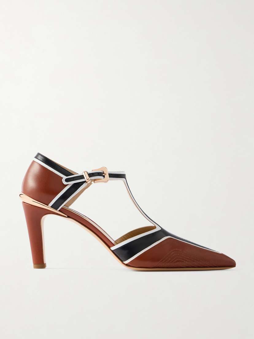 Gabriela Hearst Indi Moto Leather Pumps