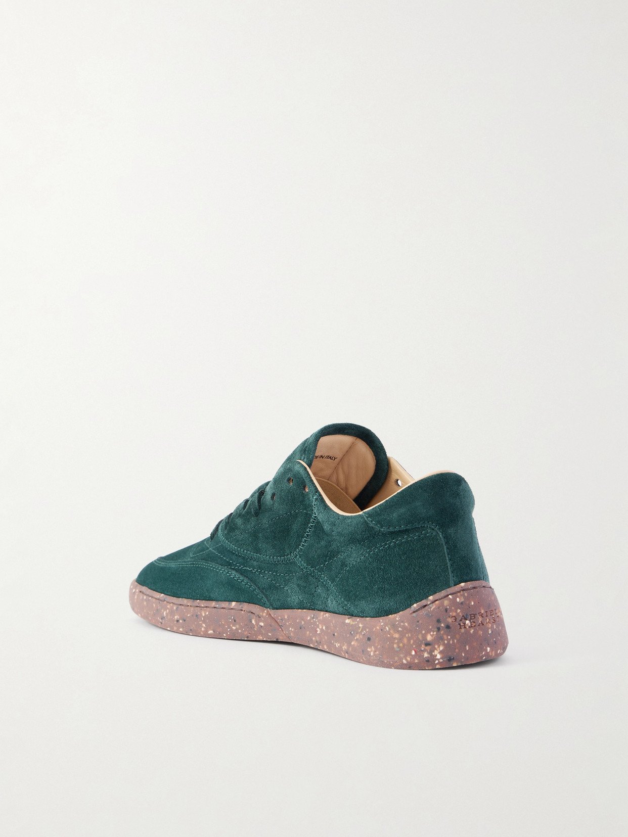 Gabriela Hearst Ohio Suede Sneakers In Green
