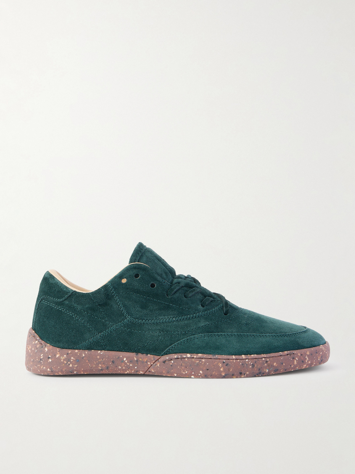 Gabriela Hearst Ohio Suede Sneakers In Green