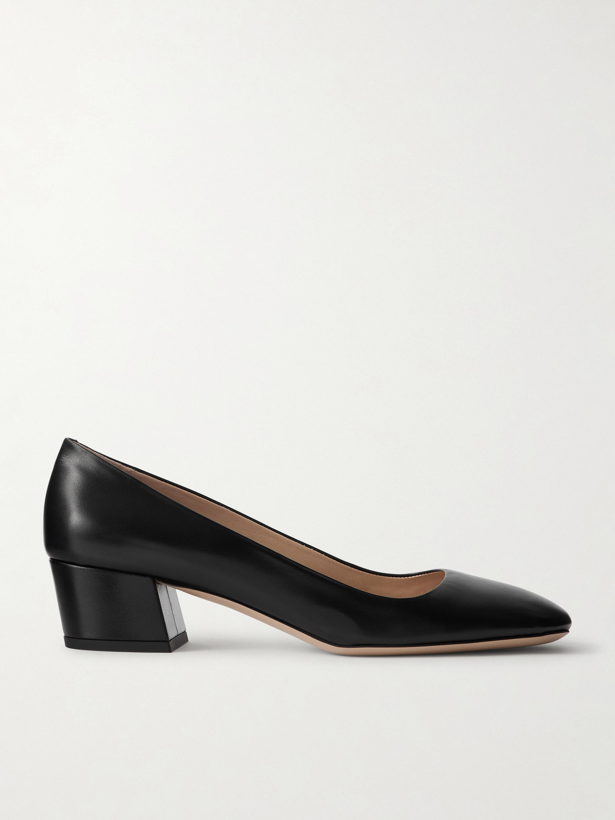 Gabriela Hearst Agathe Leather Pumps In Black