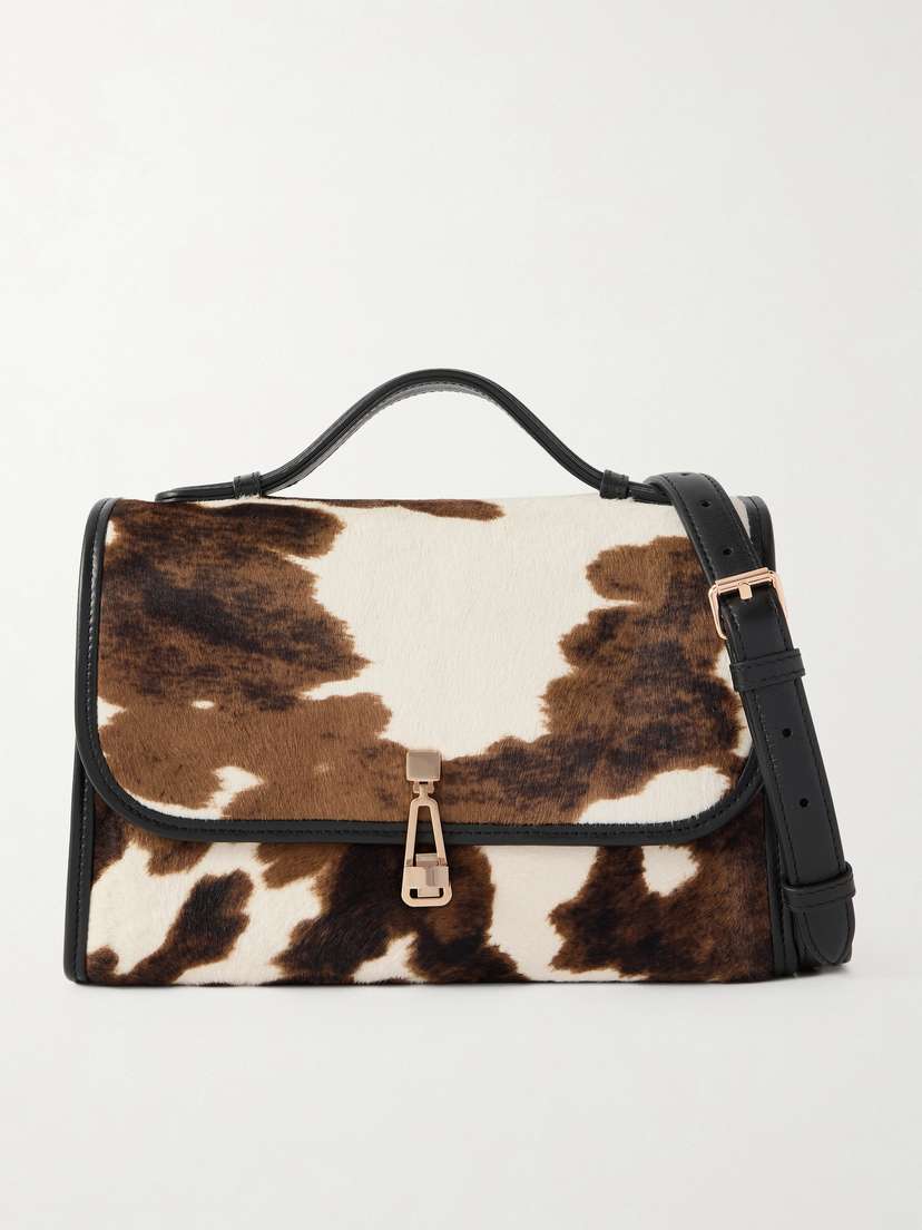 Gabriela Hearst Leonora Medium Cow-print Calf Hair Tote