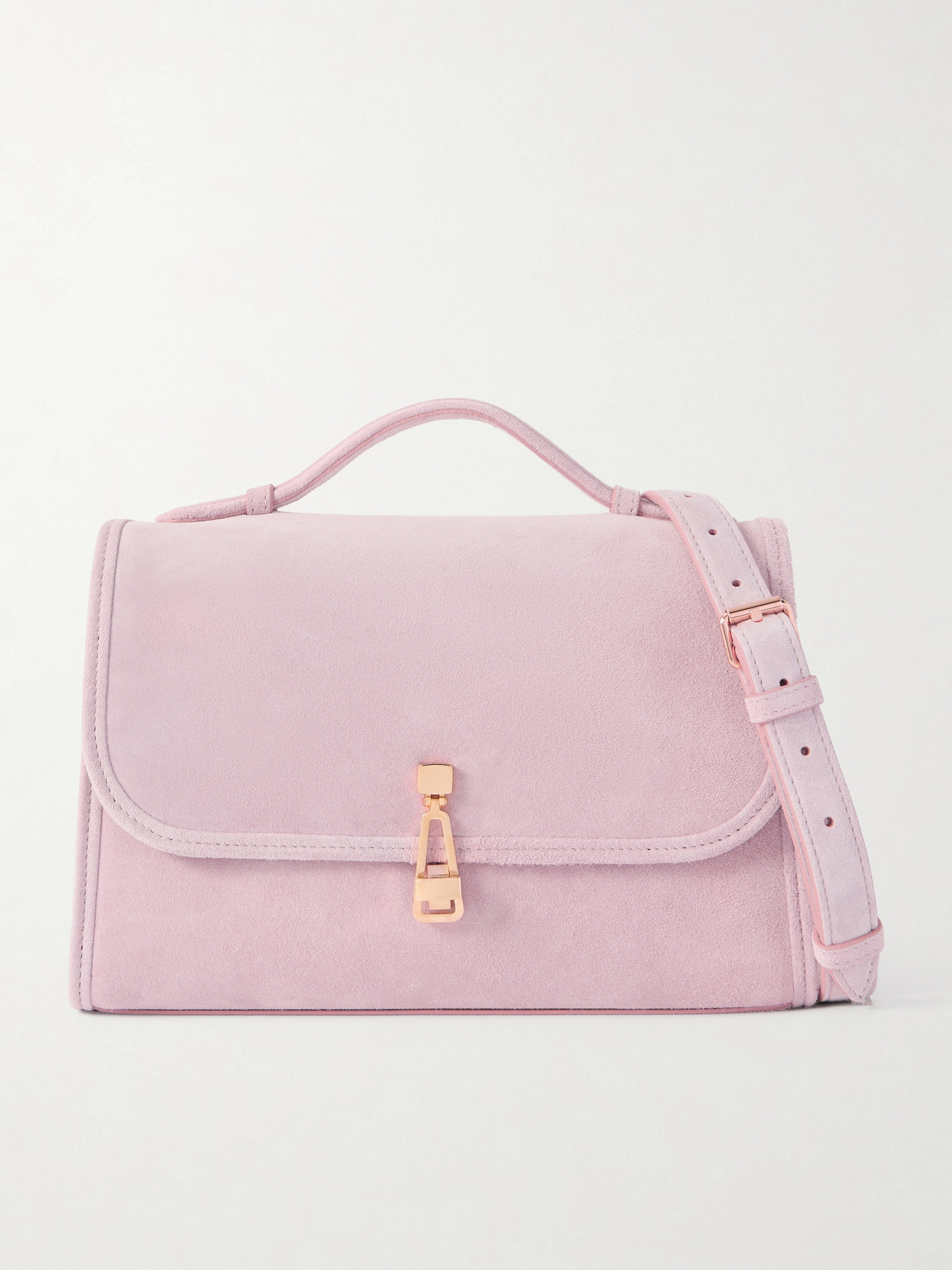Gabriela Hearst Leonora Medium Suede Tote In Pink