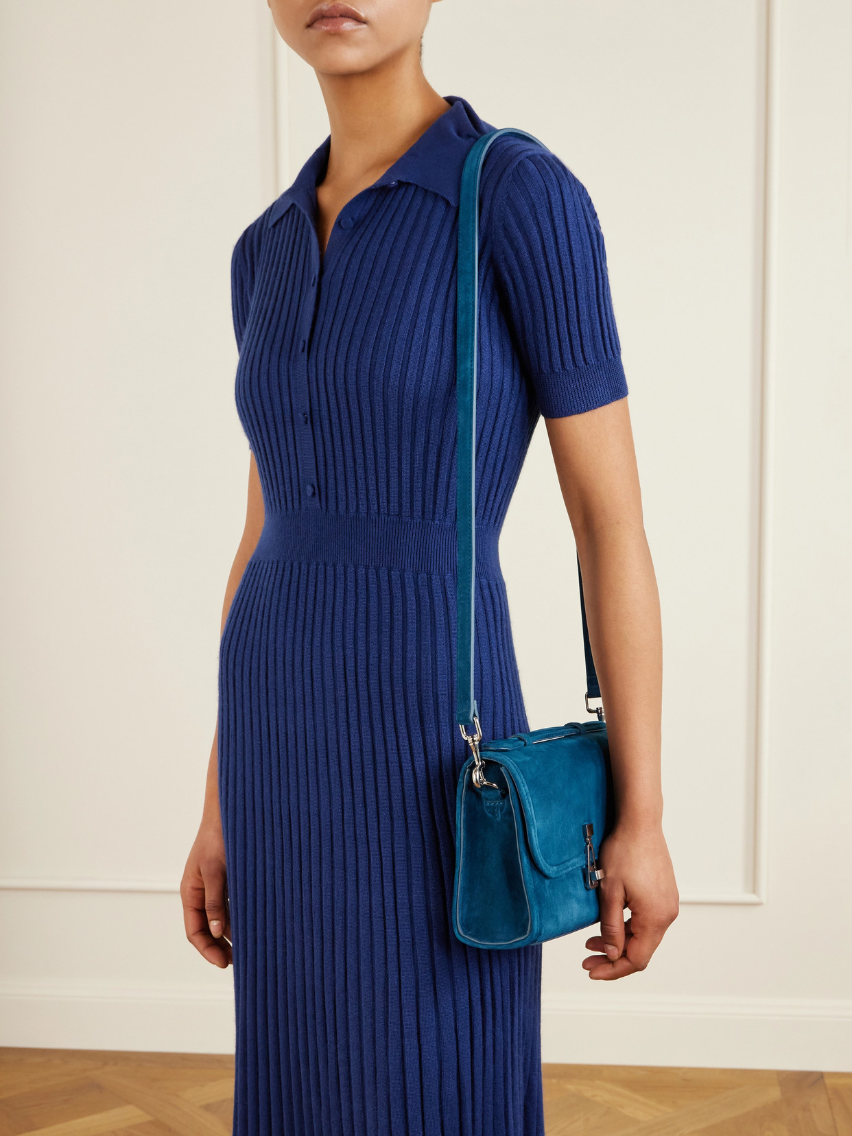 Leonora Small Suede Tote