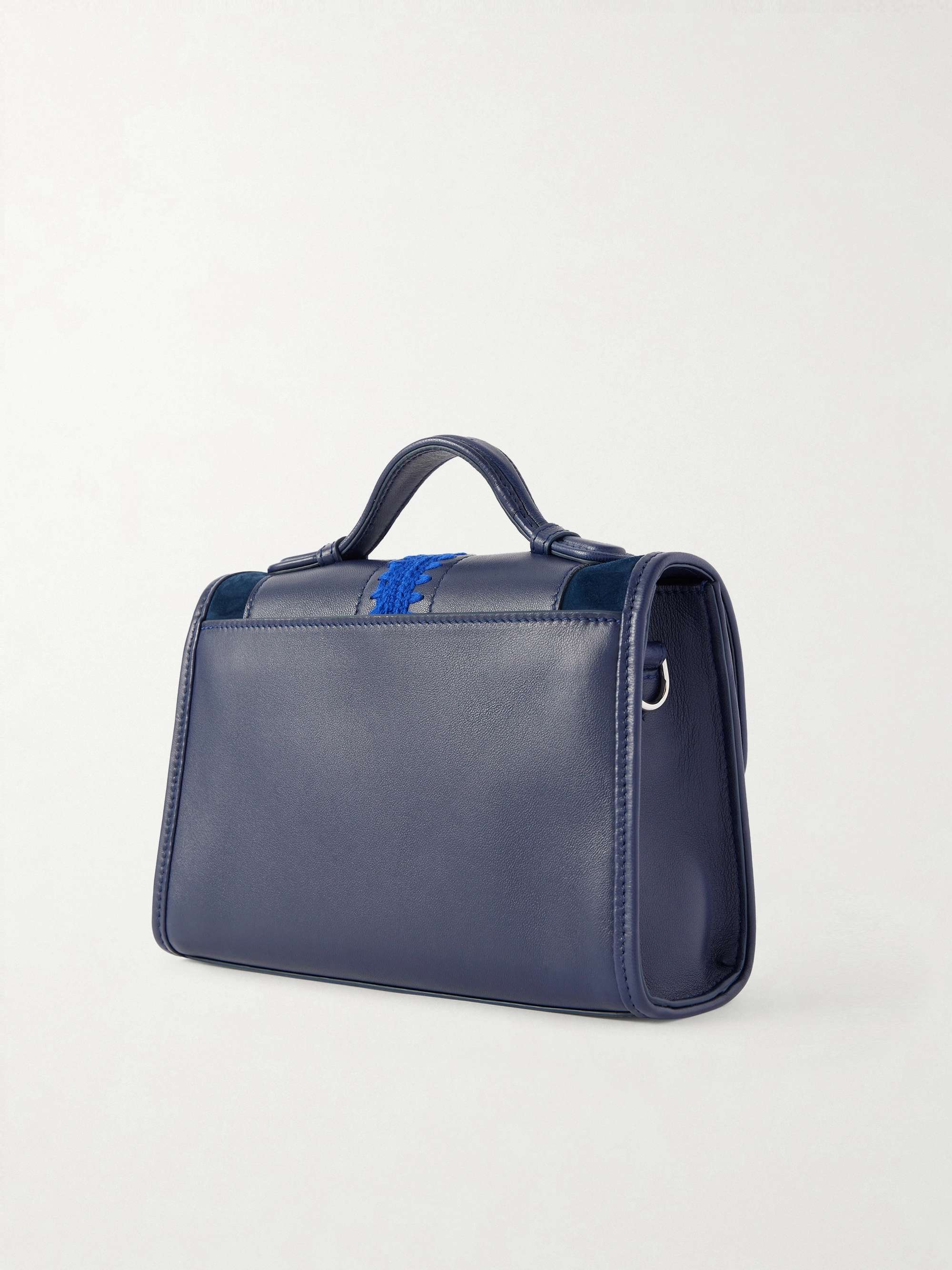 Gabriella Modern Blue Shoulder Bag with Structured Design Chanel Gabrielle Hobo Small with Logo Handle Dark Blue  main image 2