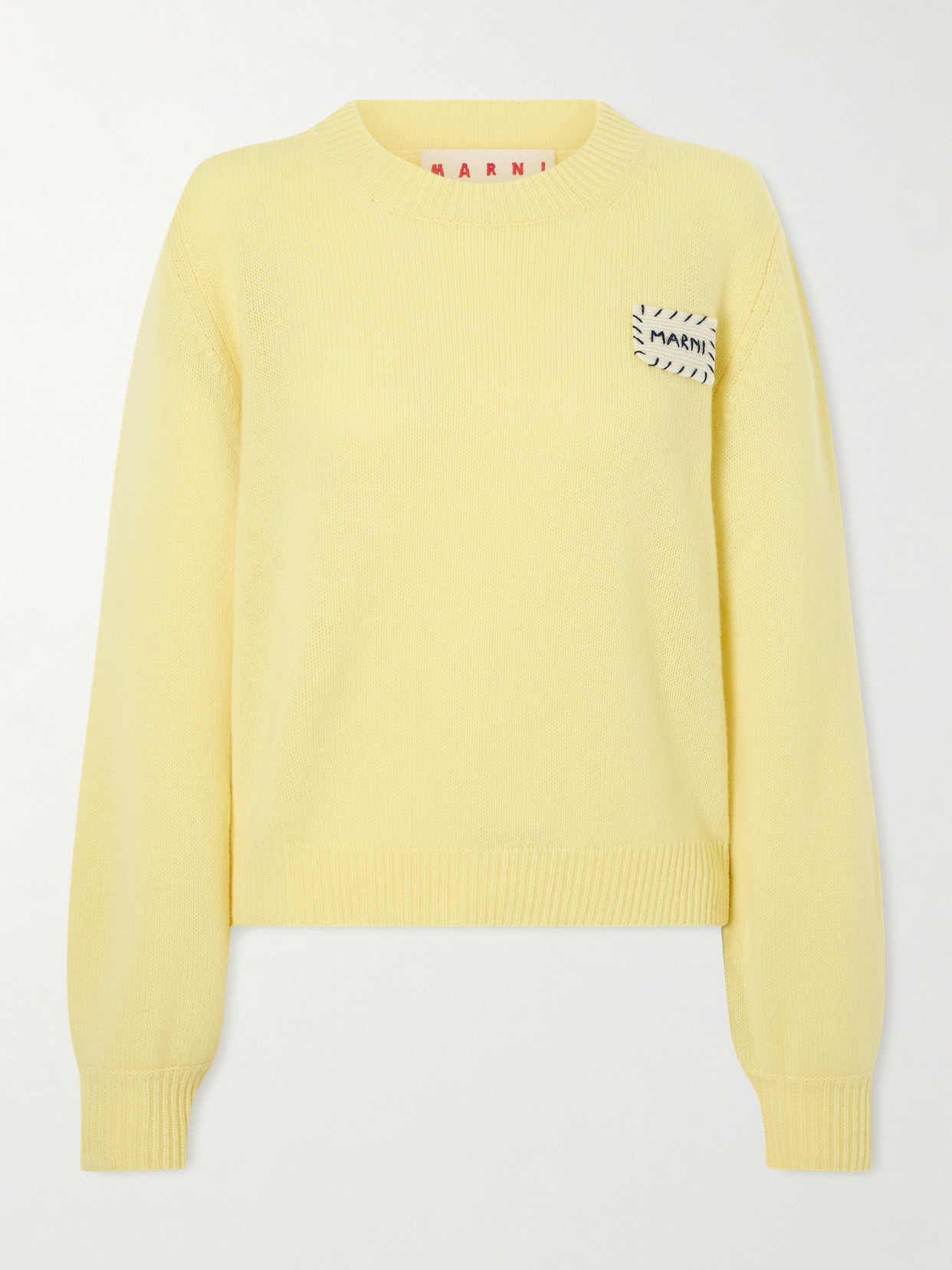 Appliquéd Cashmere Sweater