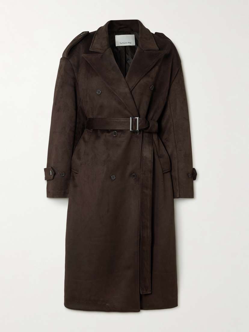 The Frankie Shop Pembroke Brushed Trench Coat