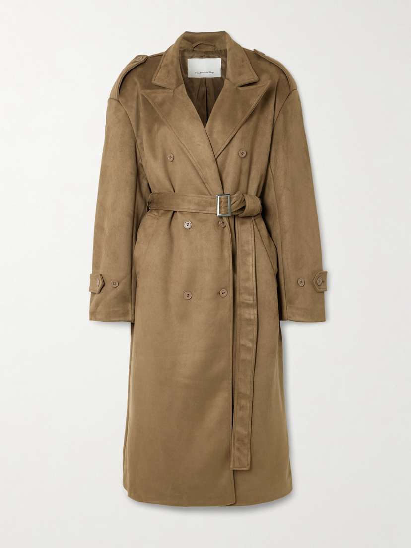 The Frankie Shop Pembroke Brushed Trench Coat