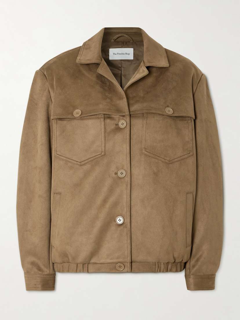 The Frankie Shop Hester Brushed Jacket