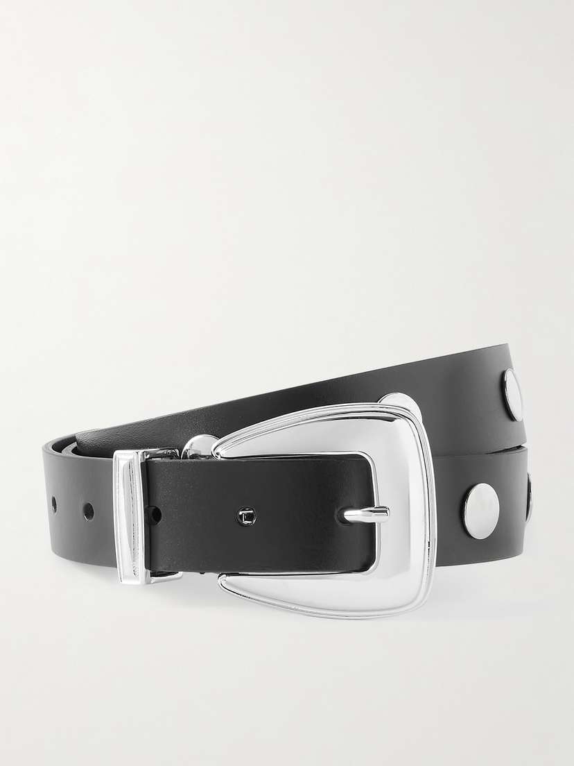 The Frankie Shop Perth Studded Leather Belt