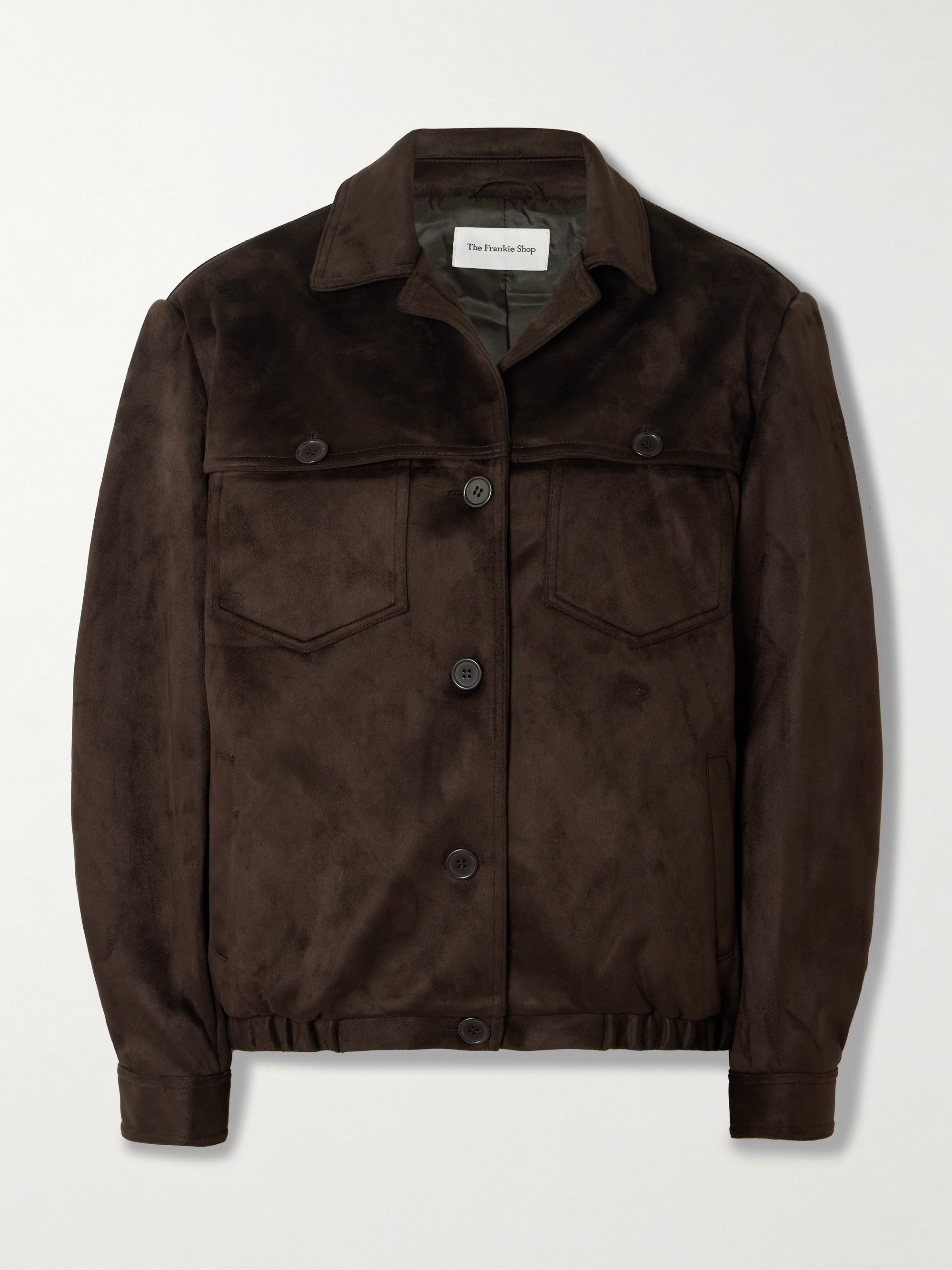 The Frankie Shop Hester oversized brushed jacket