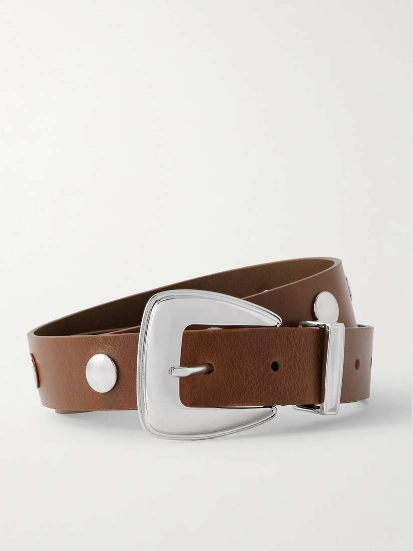 The Frankie Shop Perth Studded Leather Belt