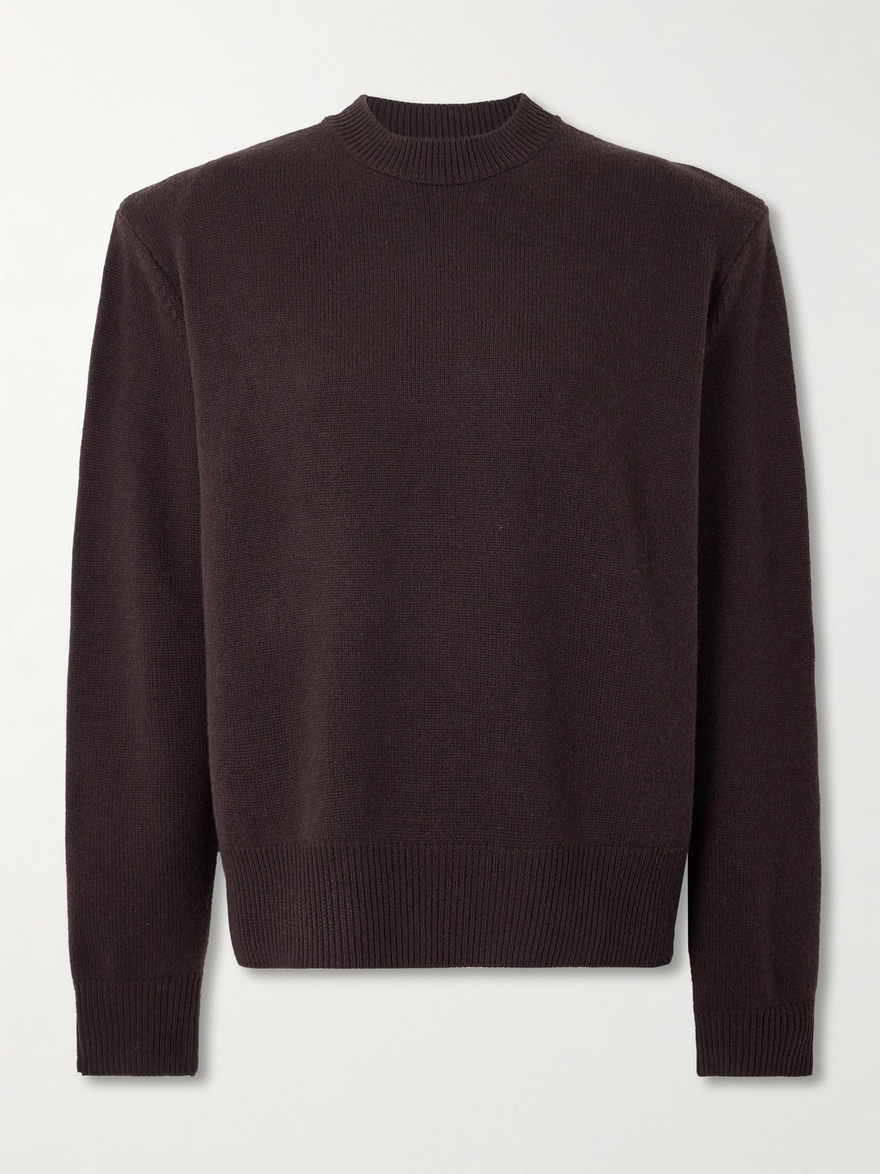 The Frankie Shop Rafaela Oversized Wool And Cashmere-blend Sweater In Brown