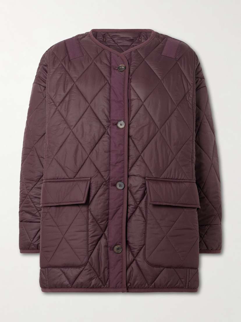 The Frankie Shop Teddy Quilted Shell Jacket
