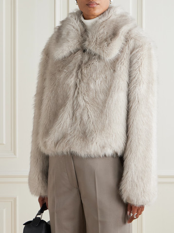The Frankie Shop Hope plush jacket