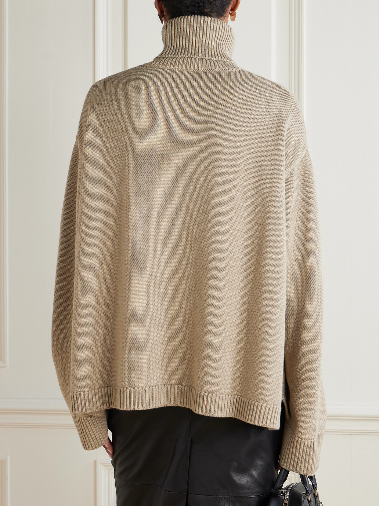 Rhea Wool And Cotton-Blend Turtleneck Sweater